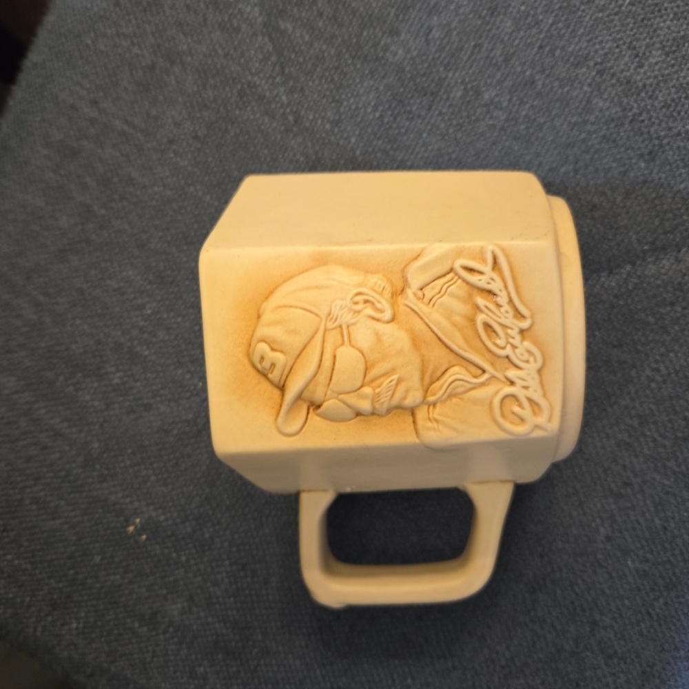 Cream Embossed Mug